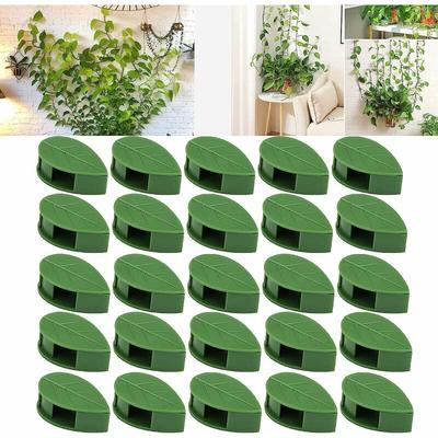 Ymyny - 100 Stück Spritzschutz-Wandzubehör, Wandmontageclips für Kletterpflanzen, selbstklebende Image