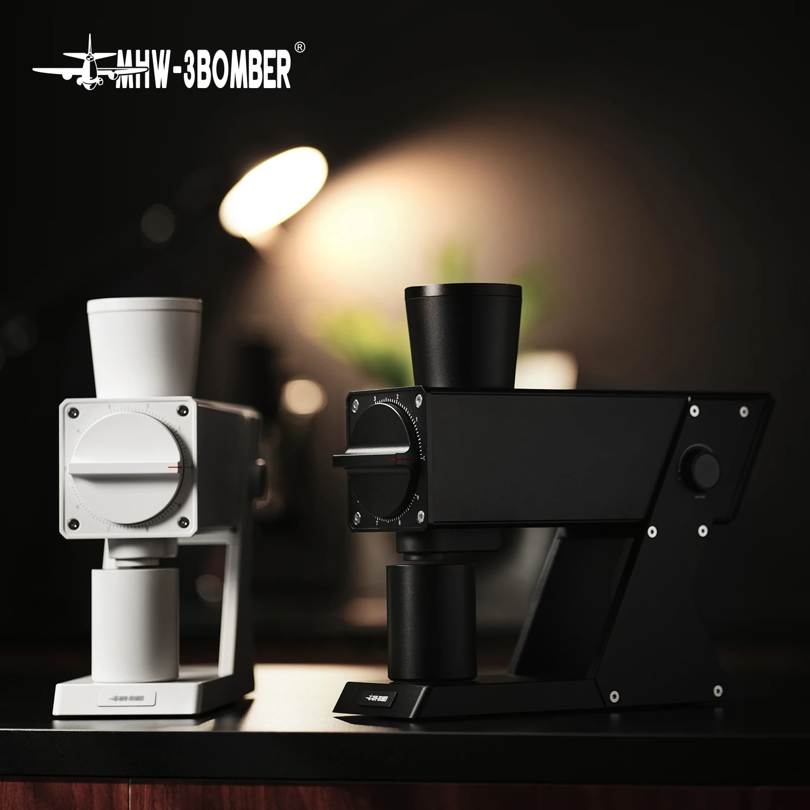 MHW-3BOMBER F74 Navigator Elektrische Mühle Flachgrat-Set Kaffeemühle mit 90er Stufenlos für Espresso und Übergießen zu Hause, Café-Werkzeug Image