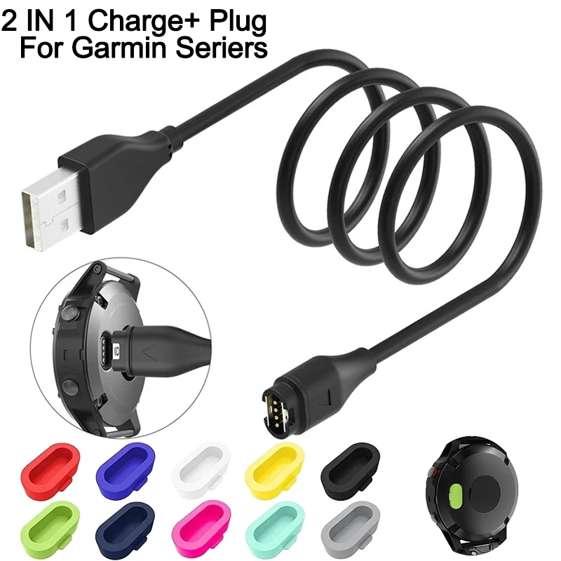Watches Charging Cable for Garmin Forerunner 945/935/245M/45S/645 Smartwatch Charger Cable for Garmin Fenix 7 7X 7S 6X 5X Plus Image