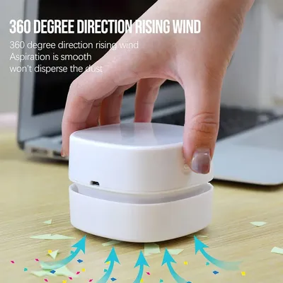 Wiederaufladbarer neuer Handstaubsauger für den Haushalt, tragbare Desktop-Reinigungsbürste, All-in-One-Wireless-Mini-Staubsauger Image
