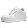 Leder Männer Freizeit schuhe weiße Skateboards chuhe Plattform Walking Running Sneakers
