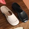 Women Slippers Heeled Sandals Comfort Mules Shoes Woman Loafers 2025 Brand Casual Shoes Shallow