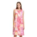 Chiffonkleid BETTY BARCLAY "Betty Barclay Chiffonkleid ohne Arm", Damen, Gr. 36, Normalgrößen, rosé, gelb, Obermaterial: 100% Polyester. Futter: 100% Polyester., modisch, Basic schmal kurz, ohne Ärmel, Kleider, Design