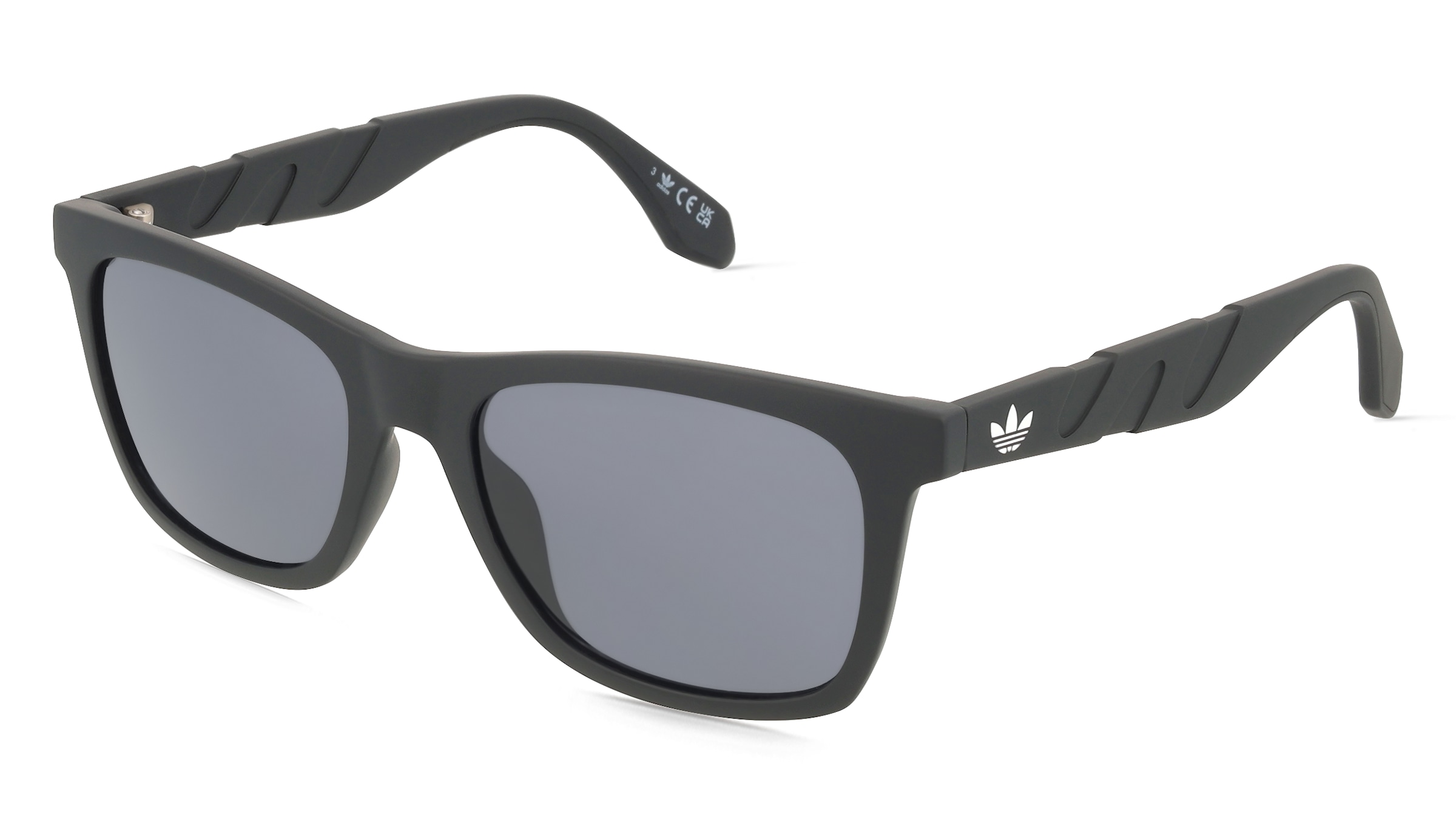 Adidas OR0101 Unisex-Sonnenbrille Vollrand Pilot Kunststoff-Gestell, schwarz