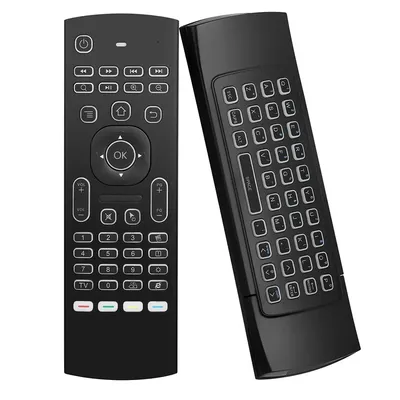 Air Mouse Fernbedienung MX3 Weiß Hintergrundbeleuchtung 2,4G RF Drahtlose Tastatur Für Android TV Box X96 Mini H96 MAX für Smart Home