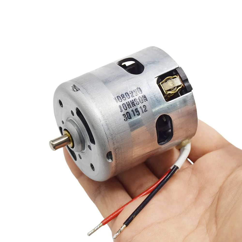 JOHNSON 1080220 48mm RS-855 High Power DC Motor 12V-18V 21500RPM High Speed Engine For Electric Tools Impact Drill Image