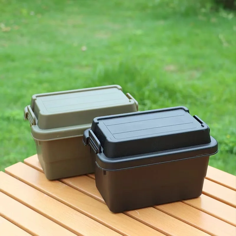 Gewürz flasche Set Aufbewahrung sbox tragbare Reise Camping Gewürz spender Set stapelbare Organizer Mini Desktop Aufbewahrung koffer Image