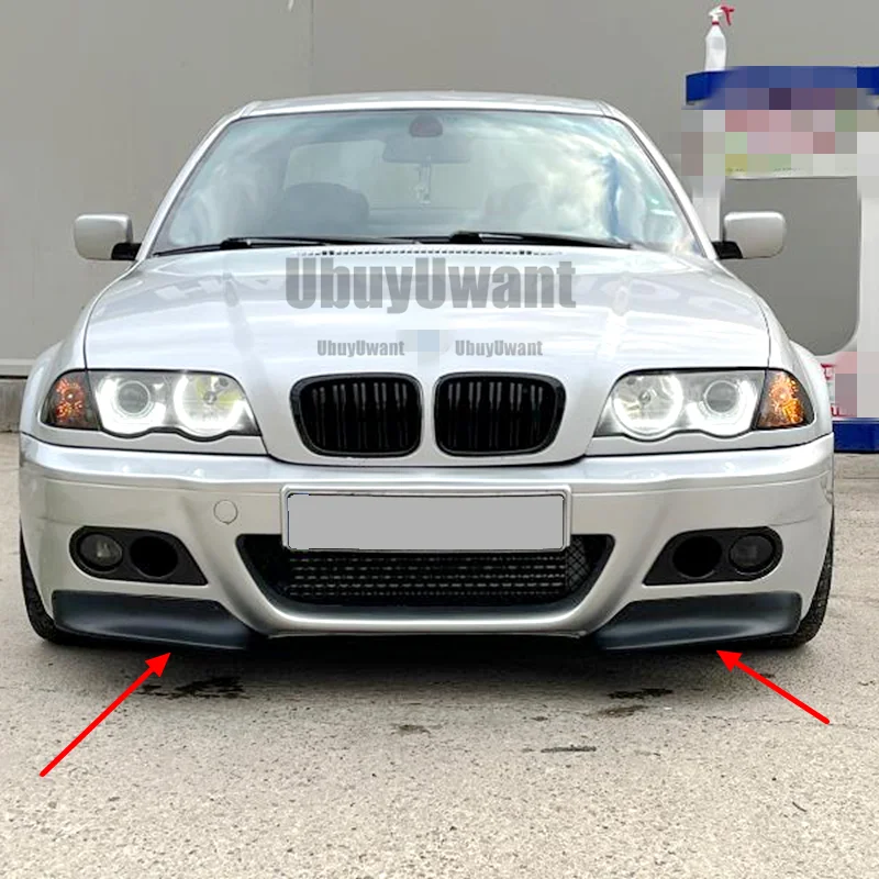 Auto Frontschürze Splitter Diffusor Spoiler Splitter Lip Schutz Lippe Für BMW E46 1999-2006 2001 M3 Carbon Faser CSL Stil Image