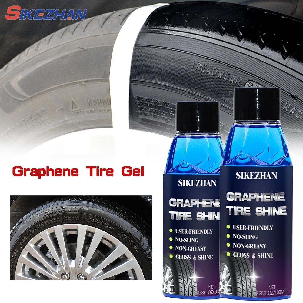 Graphene Tire Gel | Reifengel auf Ölbasis | Der perfekte Glanz | Langlebiger und benutzerfreundlicher Reifenverband | Langlebiger UV-Schutz Image