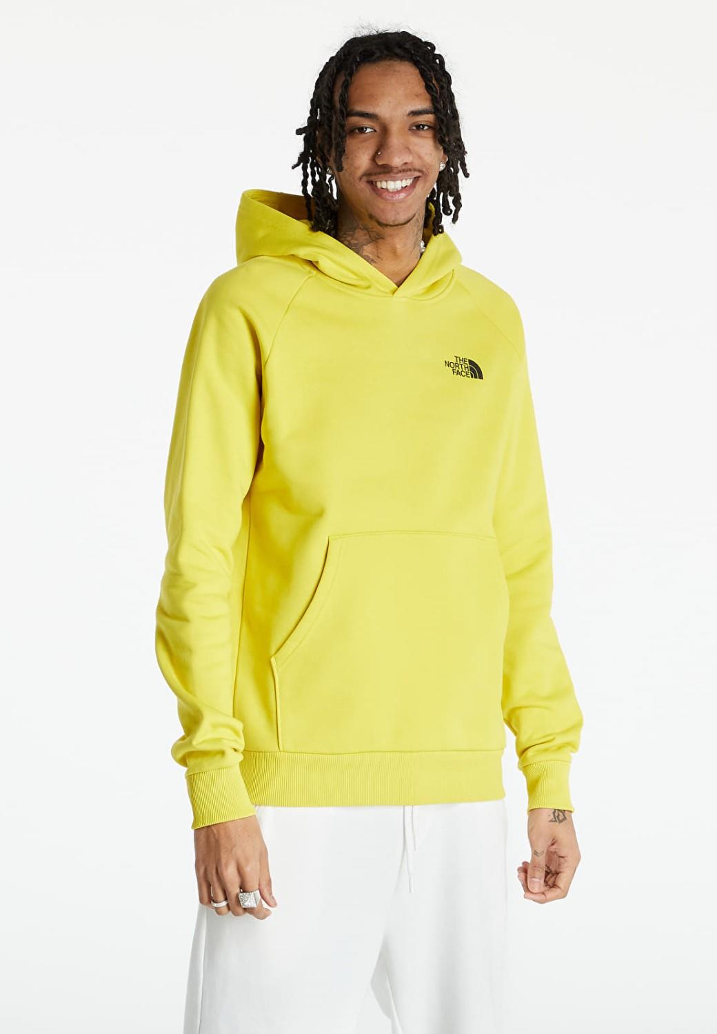 The North Face Mens Reglan Red Box Hoodie in gelb