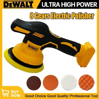 Dewalt 8 Gears Digital Display Cordless Car Polisher Electric Polisher Auto Car Waxing Polishing