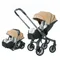 Passeggino 4In1, passeggino multifunzionale pieghevole con seggiolino auto carrozzina passeggino