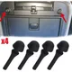 4 pezzi in gomma per auto console centrale scatola di immagazzinaggio cuscino bracciolo per Toyota Avensis II T250 Camry XV20 XV40 Camry Gracia nuovo