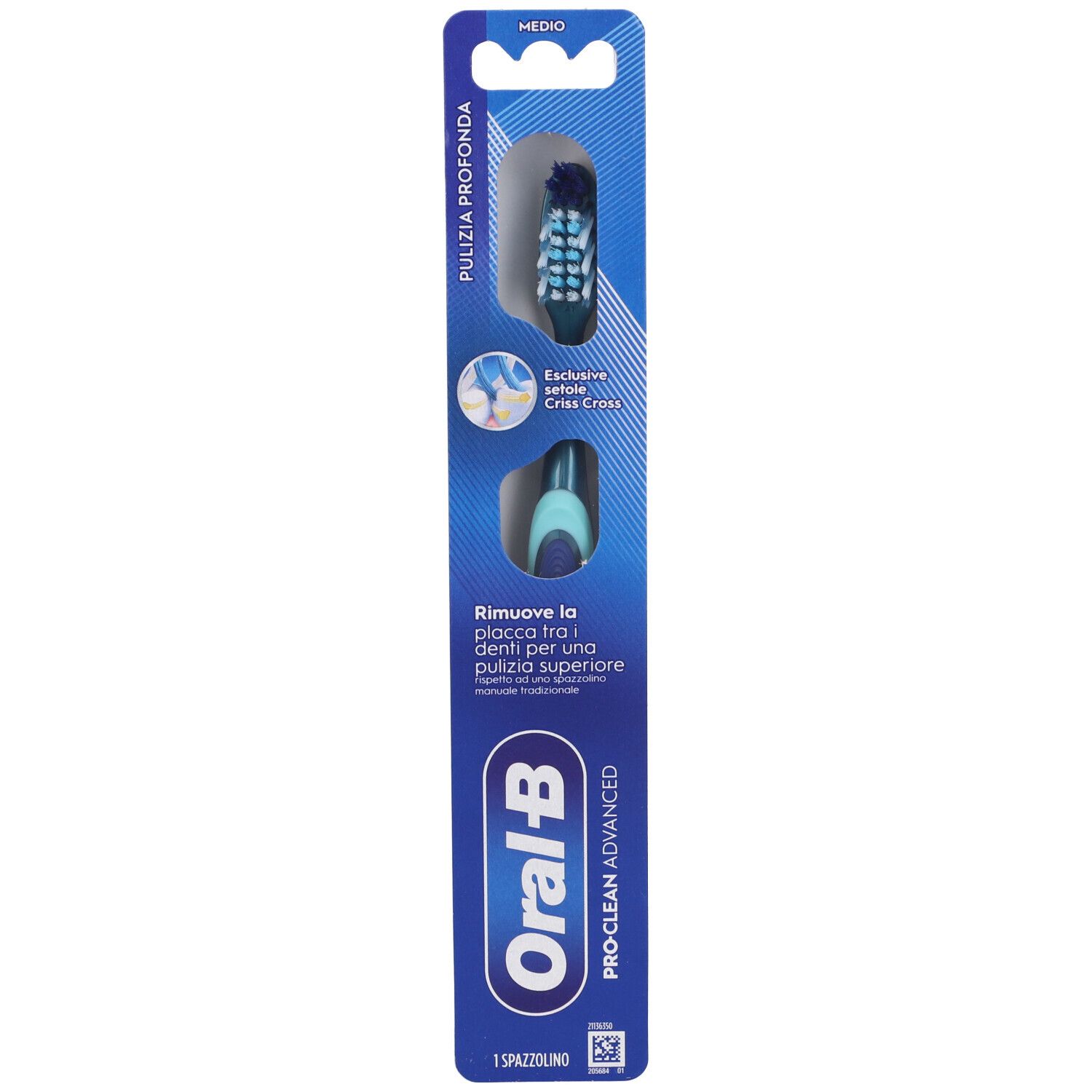 Oralb Pro-Clean Advanced Pulizia Profonda 1 pz Spazzolino da denti