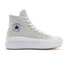 Sneaker CONVERSE "CHUCK TAYLOR ALL STAR MOVE PLATFORM", Gr. 38, schwarz-weiß (barely grau, weiß, schwarz), Textil, sportlich, Schuhe