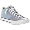 Sneaker CONVERSE "CHUCK TAYLOR ALL STAR MALDEN STREET CANVAS & SUEDE", Gr. 43, wet stone, weiß, schwarz, Textil, Leder, sportlich, Schuhe