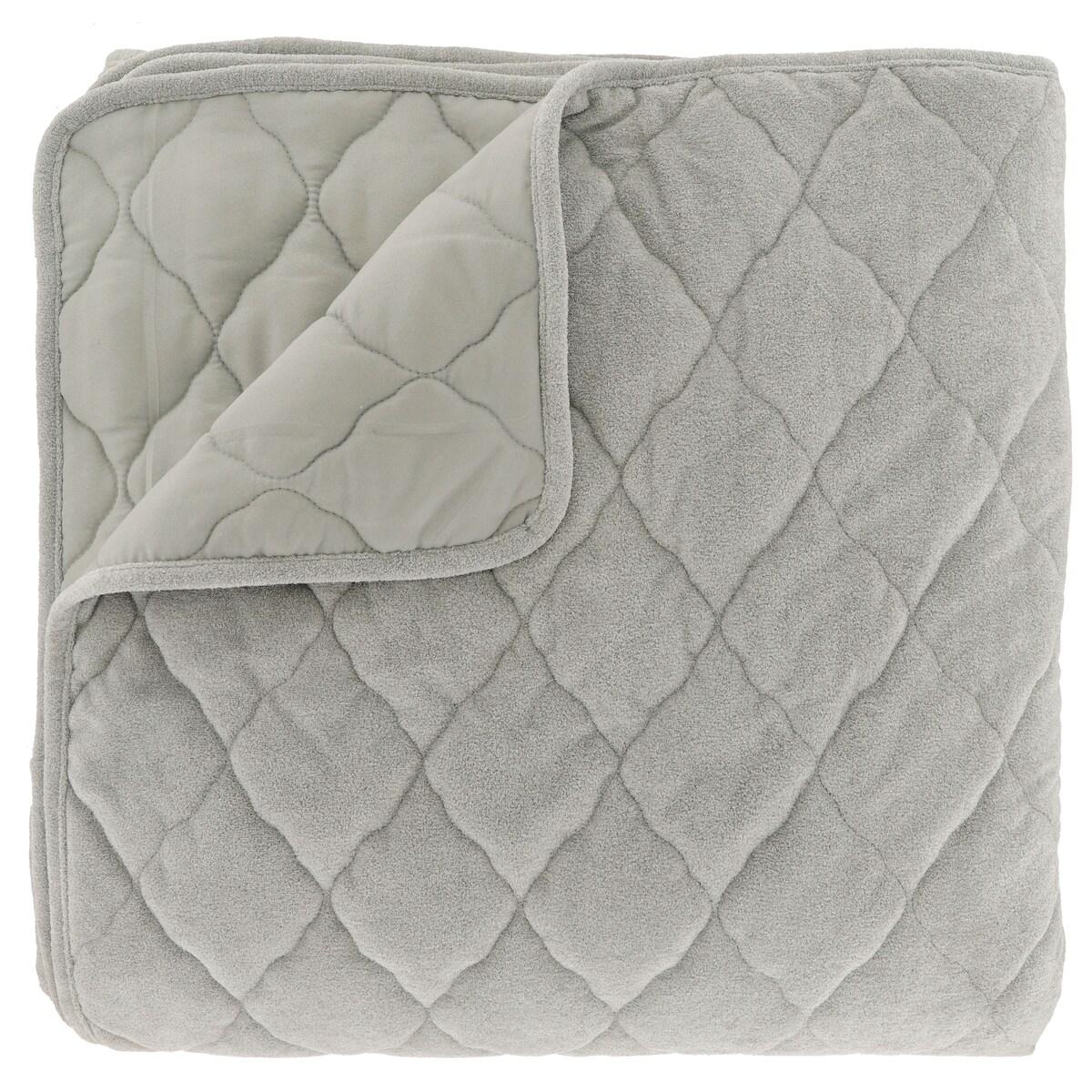 Unique Living Bettüberwurf Jenny 220x220cm Hellgrau Image