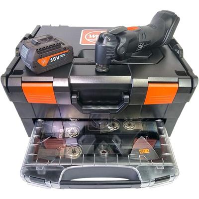 Multimaster amm 500 Plus as Akku Multifunktionswerkzeug 18 v Starlock Plus Black Edition + 1x Akku Image