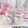 Sanrios Mädchen Sandalen Hello Kitty Bow Website Sport Sommer gebundener Kopf Kinderschuh