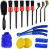 14Set von Car Vent Details Gap Brush Gap Detail Brush Car Cleaning Brush Set