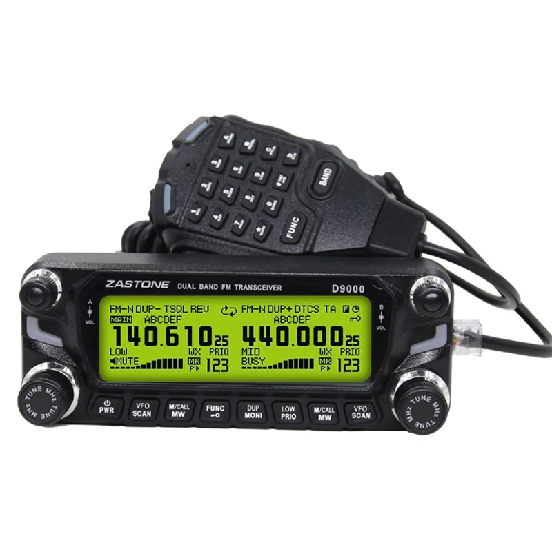 Zastone D9000 Amateurfunk-Transceiver, 512 Kanäle, Amateurfunk, 50 W, 136–174 MHz, 400–520 MHz, Auto-Walkie-Talkie, mobiler Funkkommunikator Image