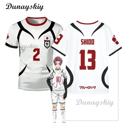 Anime Blaues Cosplay-Schloss # 10 # 2 # 13 SAE Shirt Fußballtrikot Oliver Aiku Cosplay Kostüme Image