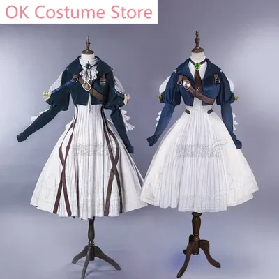 Anime! Violettes immergarten elegantes lolita kleid wunderschöne uniform cosplay kostüm halloween Image