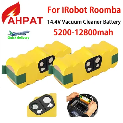 14.4V 5200-12800mAh For iRobot Roomba Battery 500 600 700 800 900 595 620 650 780 890 Battery For Roomba Vacuum Cleaner Battery