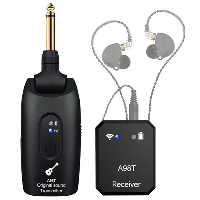 2,4 GHz Wireless In Ear Receiver Transmitter System Probe Live Performance Mikrofon Zubehör