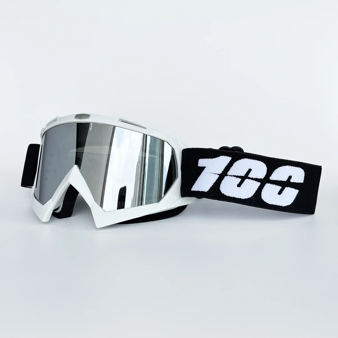 Neueste 100 Motocross-Brille, Motorrad-Sonnenbrille, Mann, MTB, ATV, Maske, winddichter Schutz, Skifahren, Radfahren, Rennen, Offroad-Brille Image