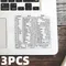 3 Stück Windows PC Laptop Tastatur Referenzverknüpfung Aufkleber Laptop Skins Bürozubehör