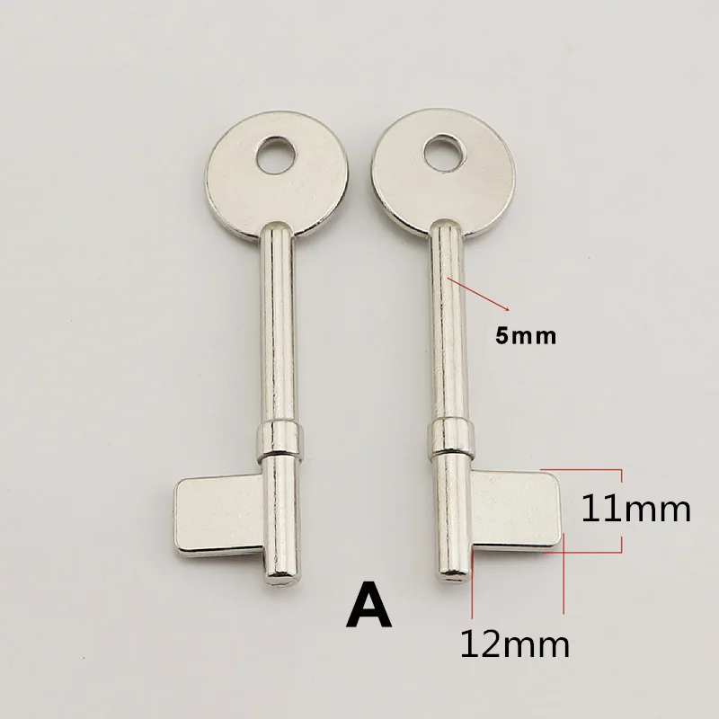 10 TEILE/LOS Blanko Schlüssel Fahnenmast Schlüssel leer Für Tresore, Vorhängeschlösser Schlüsselrohling