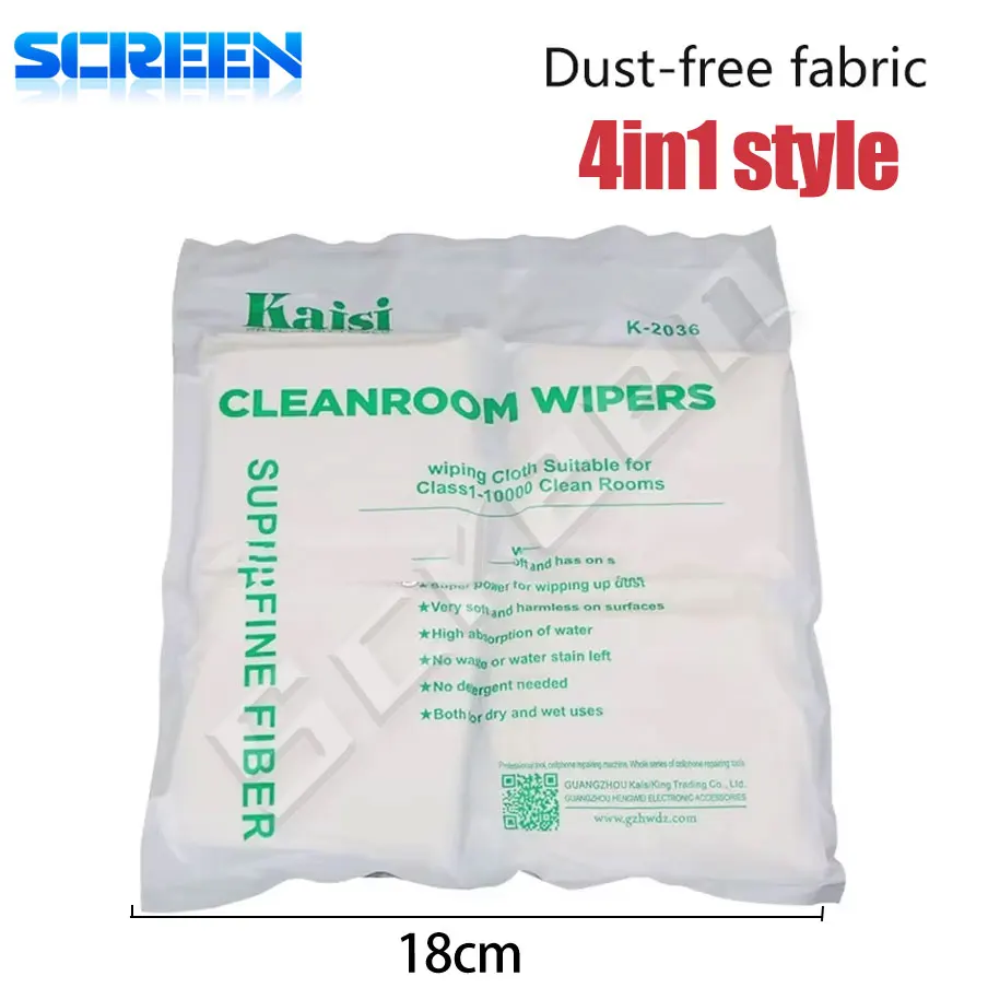 Weiche 50 Teile/beutel Reinraum Wischer Nicht Staub Tuch Staubfreies Papier Telefon LCD Reparatur Werkzeug für Klasse 1-10000 saubere Räume Sets Image