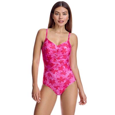V-Ausschnitt Badeanzug mit Cups W250976 Damen Image