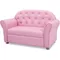 Kids Sofa, 2 Seat Touch Couch Lounger Chair, Cute Gem Studs, Children Comfy Loveseat Sofa Bed for