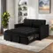 Convertible Sofa Bed, 3-in-1 Sleeper Sofa with Pull Out Bed,Futon Couch with Adjustable Backrest and
