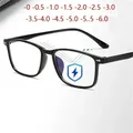 Occhiali miopia unisex Occhiali miopi con rivestimento blu 0 -1 -1.5 -2 -2.5 -3 -3.5 -4 -4 -4,5 -5 -5.5 -6.0 Lentes Opticos Para Mujer