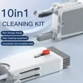 Kit di pulizia multifunzionale 10 in 1 Set di strumenti per la pulizia della penna della spazzola per la pulizia della tastiera del computer portatile della fotocamera digitale del telefono cellulare