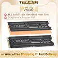 TEUCER Dissipatore di calore SSD M.2 in lamina di rame grafene, design di raffreddamento a doppio strato per NVMe NGFF 2280, radiatore termico per laptop/PS5