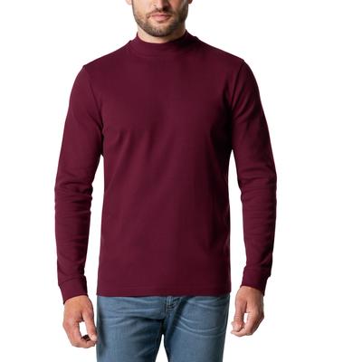 Walbusch Herren Langarm-Shirt Stehkragen Rot Image