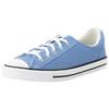 Sneaker CONVERSE "CHUCK TAYLOR ALL STAR DAINTY LUCKY", Gr. 38, open sky, weiß, schwarz, Leder, sportlich, Schuhe
