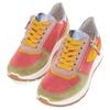 Keilsneaker ARA "NEW YORK", Damen, Gr. 7 (40,5), rosa (rosé multi), Textil, Veloursleder, Glattleder, sportlich, Schuhe, Pride Sneaker, Schnürschuh in Komfortweite H (= sehr weit)