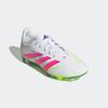 Fußballschuh ADIDAS PERFORMANCE "PREDATOR CLUB KIDS FG/MG", Gr. 34, cloud weiß, lucid pink, lucid lemon, Synthetik, sportlich, Schuhe
