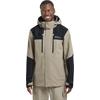 Funktionsjacke JACK WOLFSKIN "JASPER 2L JKT M", Herren, Gr. M, grau (stone), Obermaterial: 100% Polyester, sportlich, Jacken, wasserdicht, winddicht, atmungsaktiv