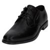 Schnürschuh BUGATTI, Herren, Gr. 42, schwarz, Leder, elegant, Schuhe, Businesschuh, Abendschuh, Festtagsschuh mit seitlichem Logoemblem