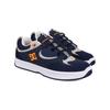 Skateschuh DC SHOES "Kalynx Zero", Gr. 10(43), bunt (dc navy, orange), Obermaterial: Leder (Kuh) / Futter: Textil / Außensohle: Gummi, Schuhe