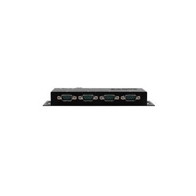 EXSYS EX-6124-2PoE Ethernet zu Seriell 4 x RS-232/422/485 mit 9 Pin Stecker PoE Image