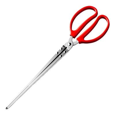 TEMU Stainless Steel Pliers | Extended Carbon Clip | Industrial Tool For Eels & Firewood Handling | Durable, Serrated Grip With | , Versatile | Extended Length Tool | Stainless Steel Construction Image