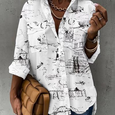 TEMU Scenic Long-sleeve Shirt With Pockets Image