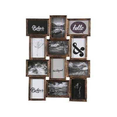 TEMU Picture Frame Collage 13x18 Gallery Frame For 12 Photos, Large Photo Format Wall Decor, Picture Frame Collage For Multiple Photos, Wall Gallery For Large Photo Display Image